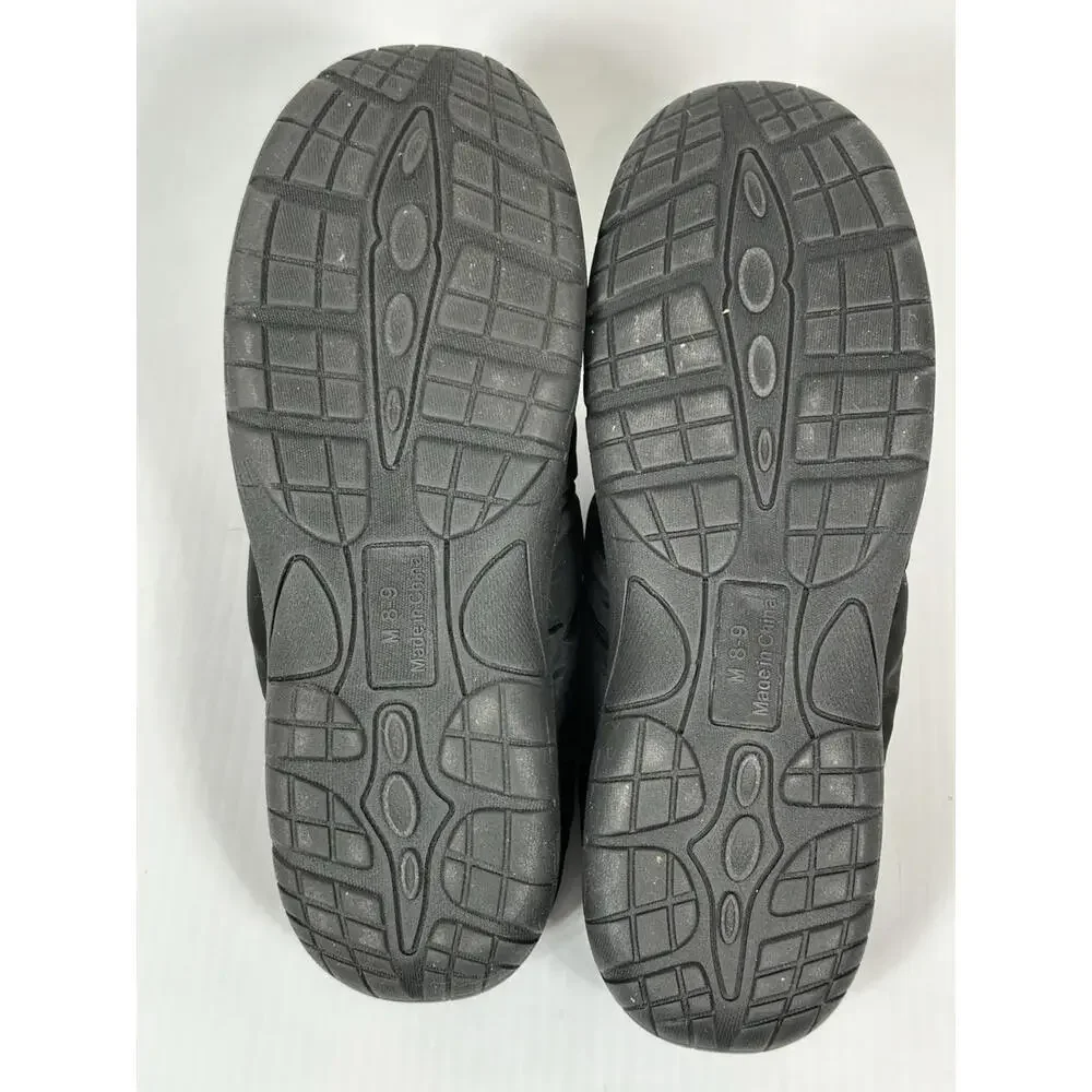Heatkeep Memory Foam Mens Slippers Size 8-9‎ Puffer Black Indoor Out Thinsulate